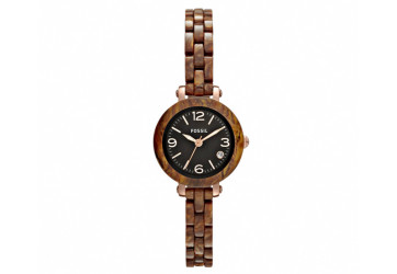 Cinturino per orologio Fossil JR1410 Plastica Marrone 10mm